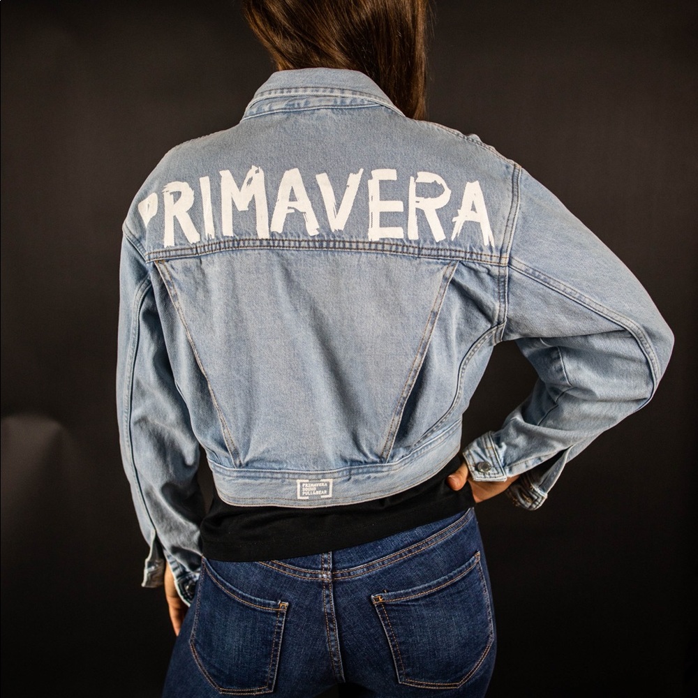 Pull And Bear Cropped Jeans Jacket - image 3